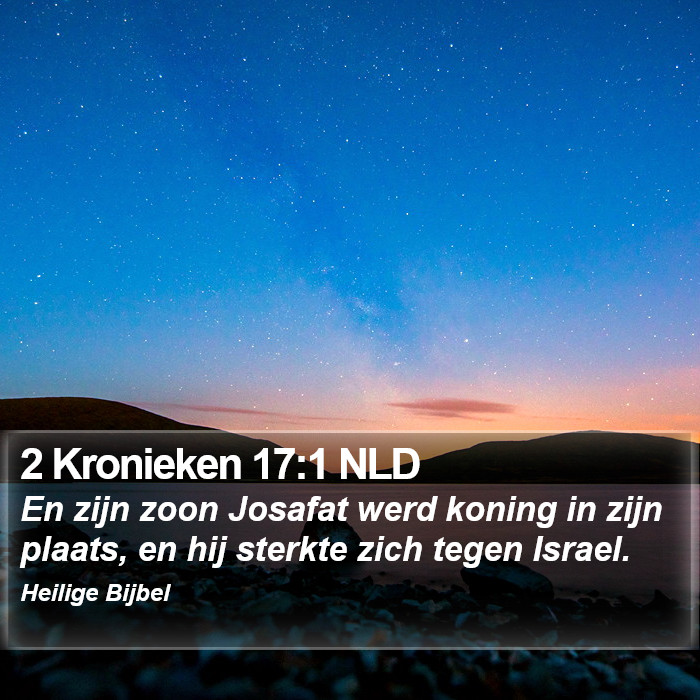 2 Kronieken 17:1 NLD Bible Study