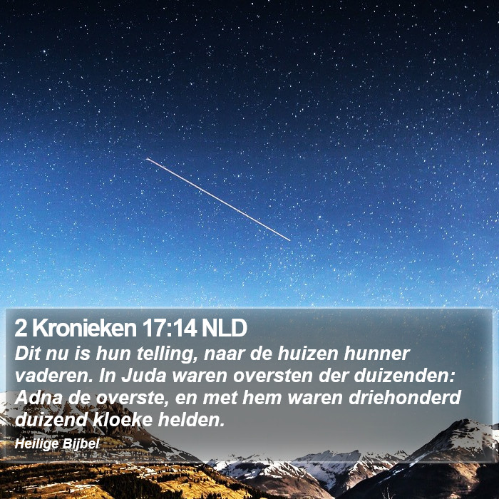 2 Kronieken 17:14 NLD Bible Study