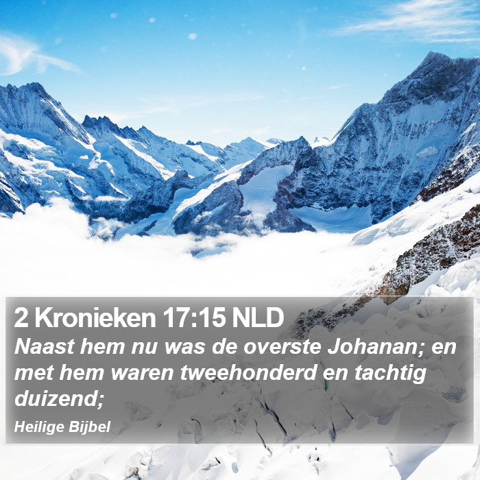 2 Kronieken 17:15 NLD Bible Study