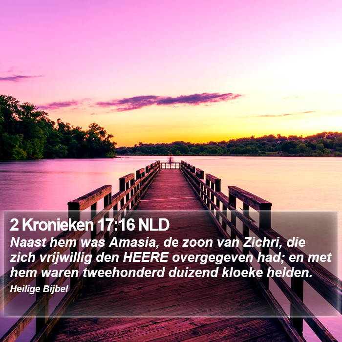 2 Kronieken 17:16 NLD Bible Study