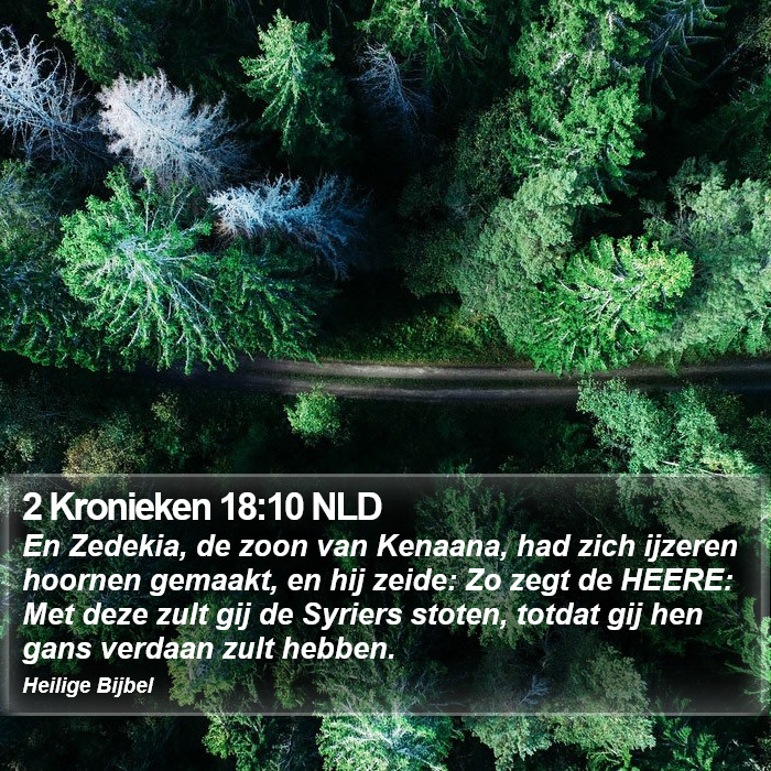 2 Kronieken 18:10 NLD Bible Study