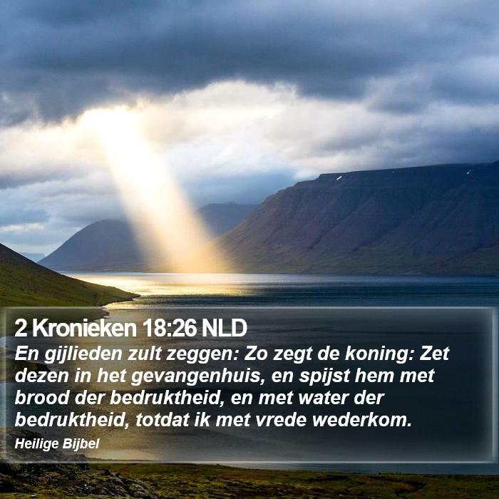 2 Kronieken 18:26 NLD Bible Study