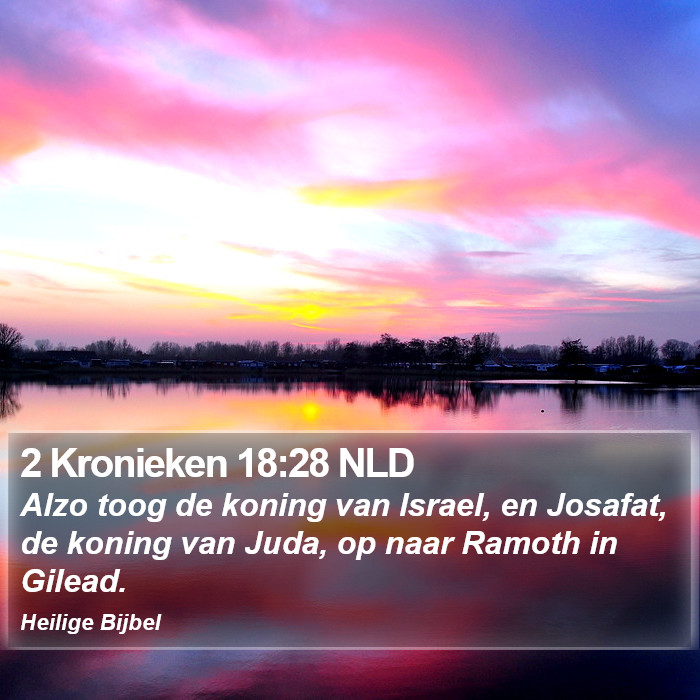 2 Kronieken 18:28 NLD Bible Study