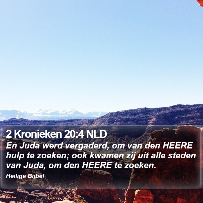 2 Kronieken 20:4 NLD Bible Study