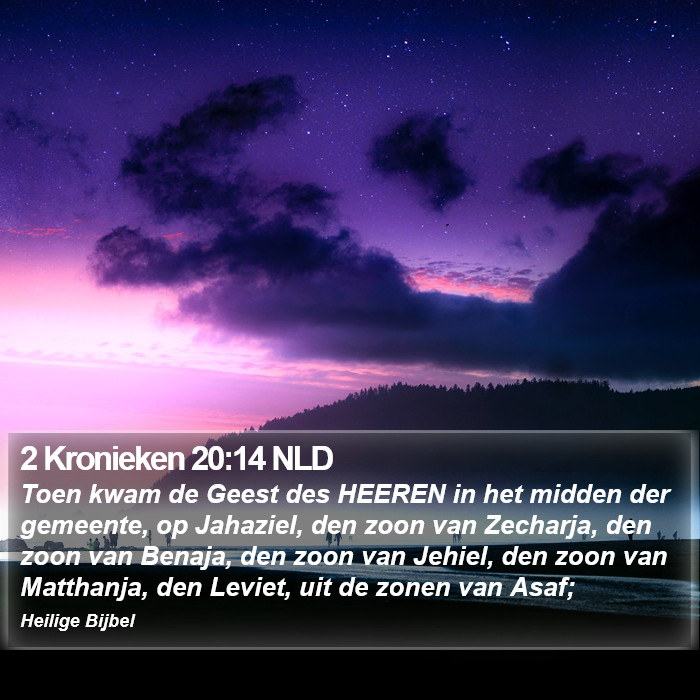 2 Kronieken 20:14 NLD Bible Study