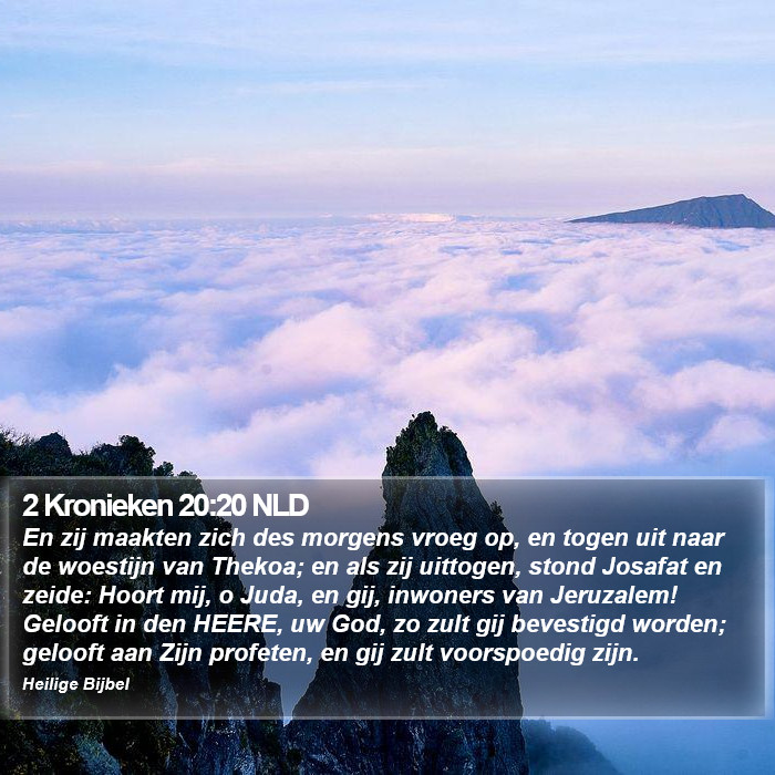 2 Kronieken 20:20 NLD Bible Study