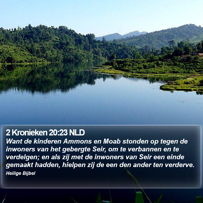 2 Kronieken 20:23 NLD Bible Study