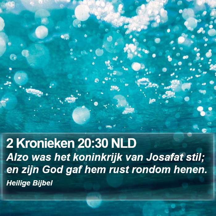 2 Kronieken 20:30 NLD Bible Study