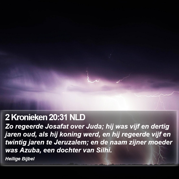 2 Kronieken 20:31 NLD Bible Study