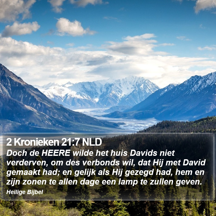 2 Kronieken 21:7 NLD Bible Study
