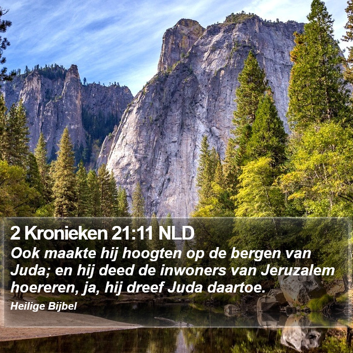 2 Kronieken 21:11 NLD Bible Study