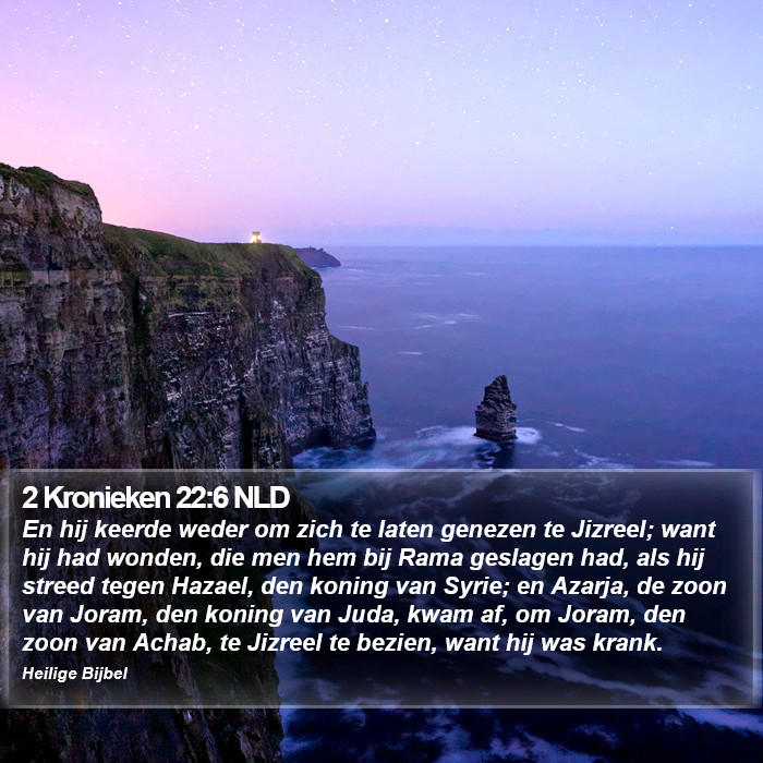 2 Kronieken 22:6 NLD Bible Study