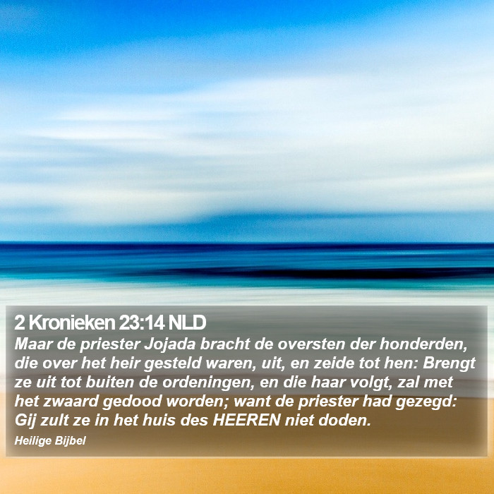 2 Kronieken 23:14 NLD Bible Study