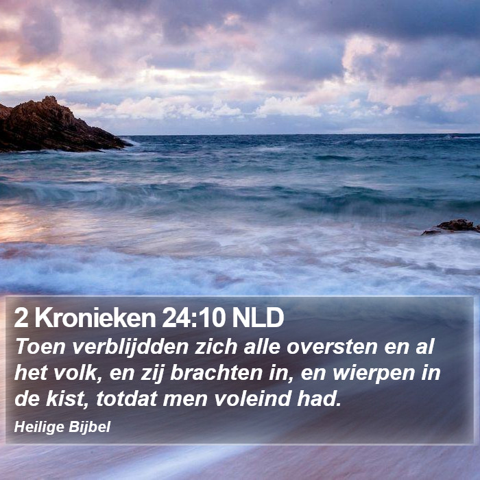 2 Kronieken 24:10 NLD Bible Study