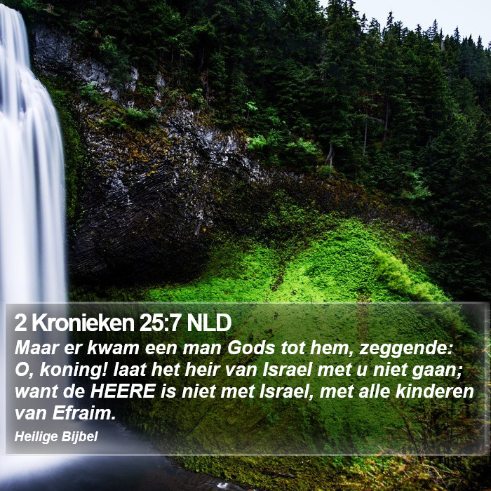 2 Kronieken 25:7 NLD Bible Study