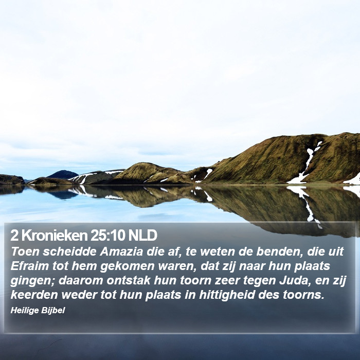 2 Kronieken 25:10 NLD Bible Study