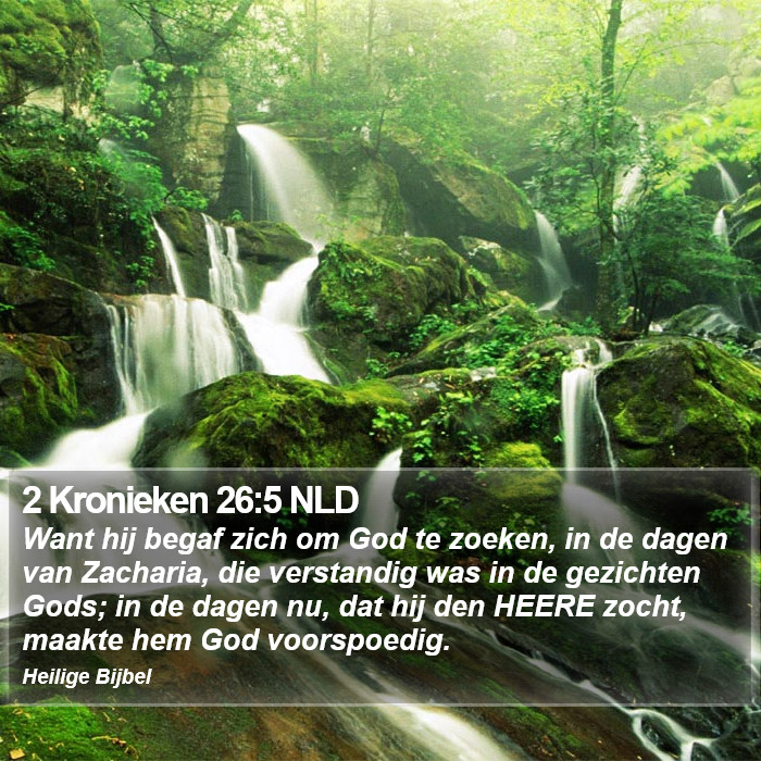 2 Kronieken 26:5 NLD Bible Study