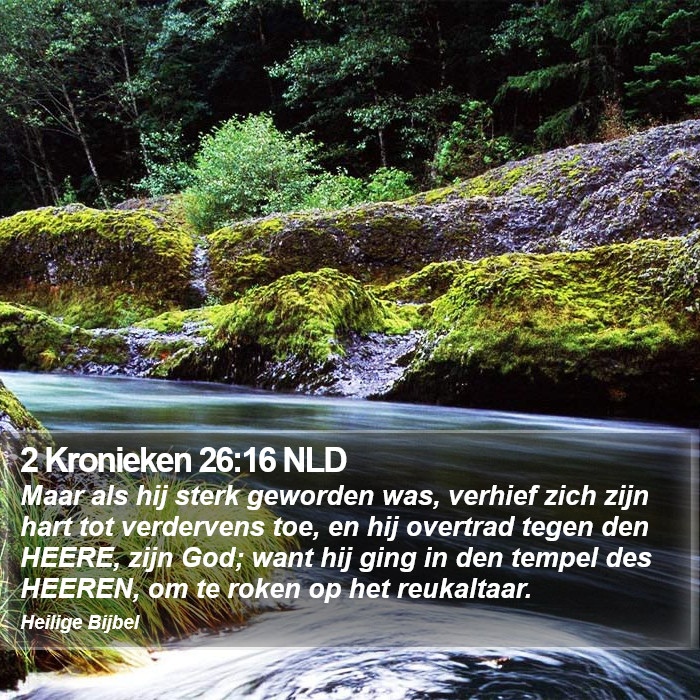 2 Kronieken 26:16 NLD Bible Study