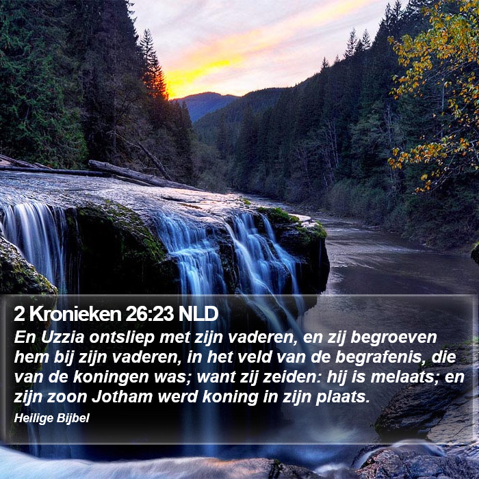 2 Kronieken 26:23 NLD Bible Study