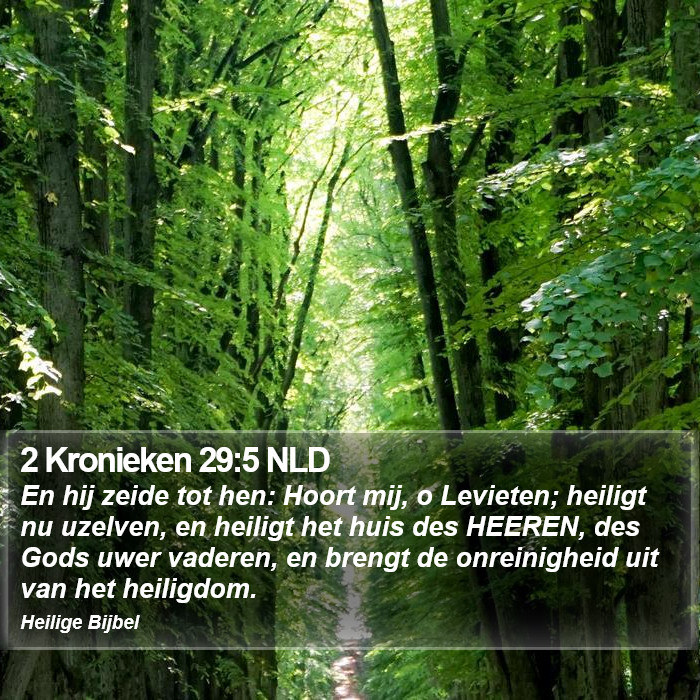 2 Kronieken 29:5 NLD Bible Study