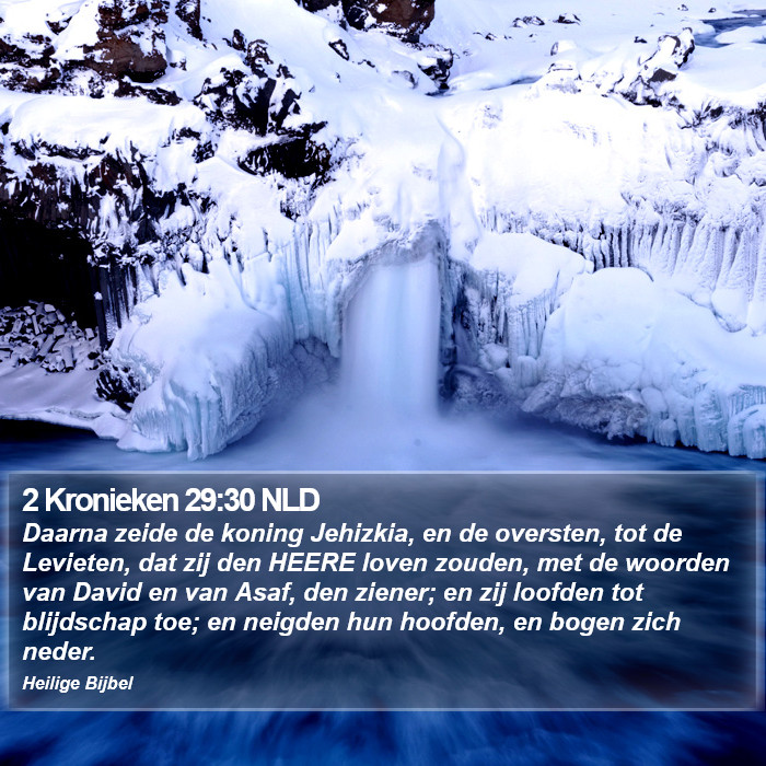 2 Kronieken 29:30 NLD Bible Study