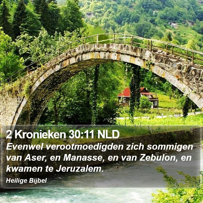 2 Kronieken 30:11 NLD Bible Study