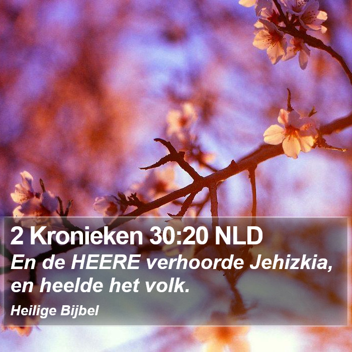 2 Kronieken 30:20 NLD Bible Study