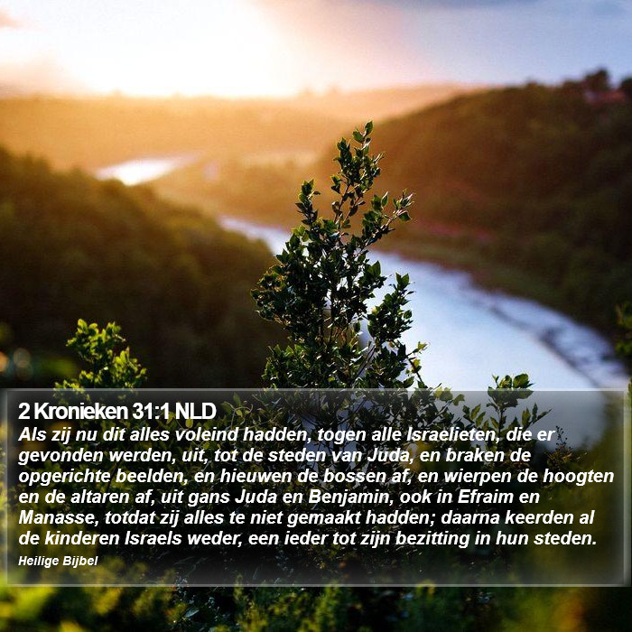 2 Kronieken 31:1 NLD Bible Study