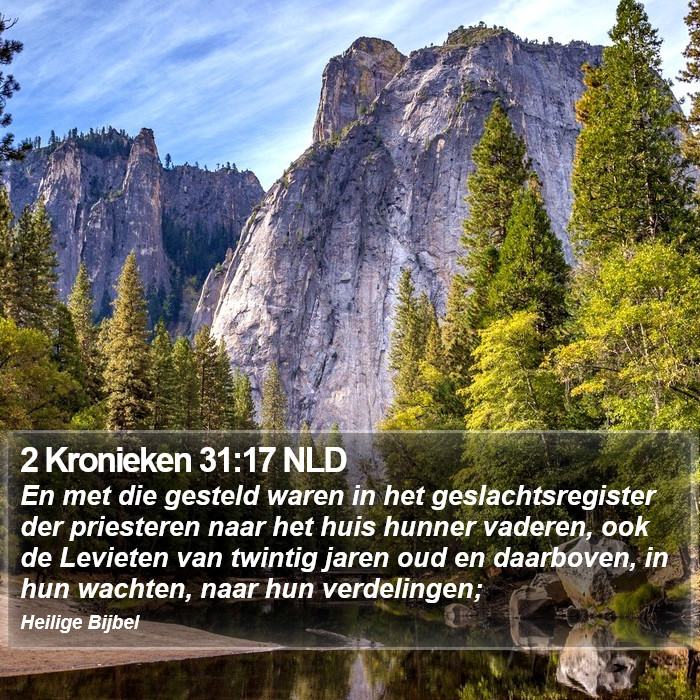 2 Kronieken 31:17 NLD Bible Study