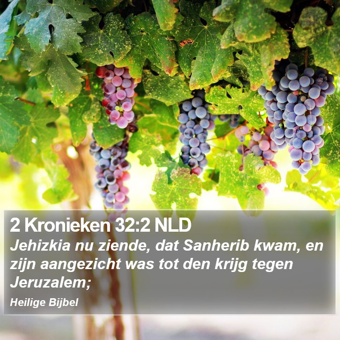 2 Kronieken 32:2 NLD Bible Study