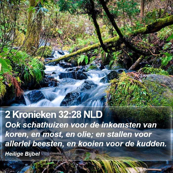 2 Kronieken 32:28 NLD Bible Study