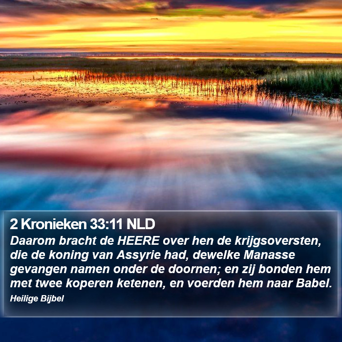 2 Kronieken 33:11 NLD Bible Study