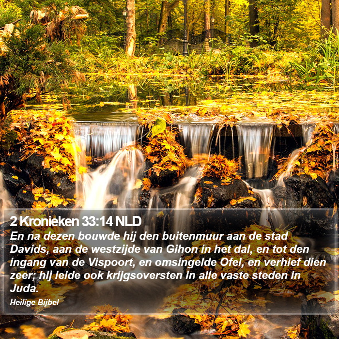 2 Kronieken 33:14 NLD Bible Study