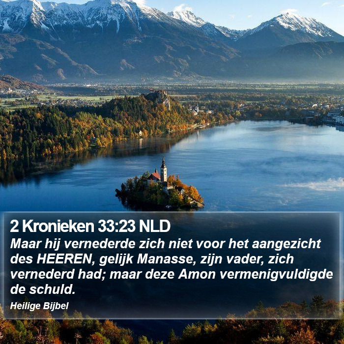 2 Kronieken 33:23 NLD Bible Study