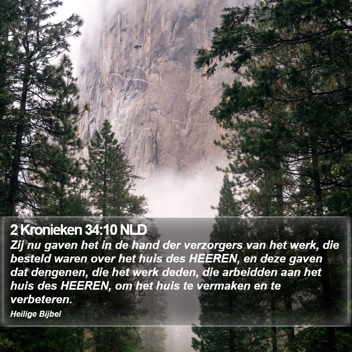 2 Kronieken 34:10 NLD Bible Study