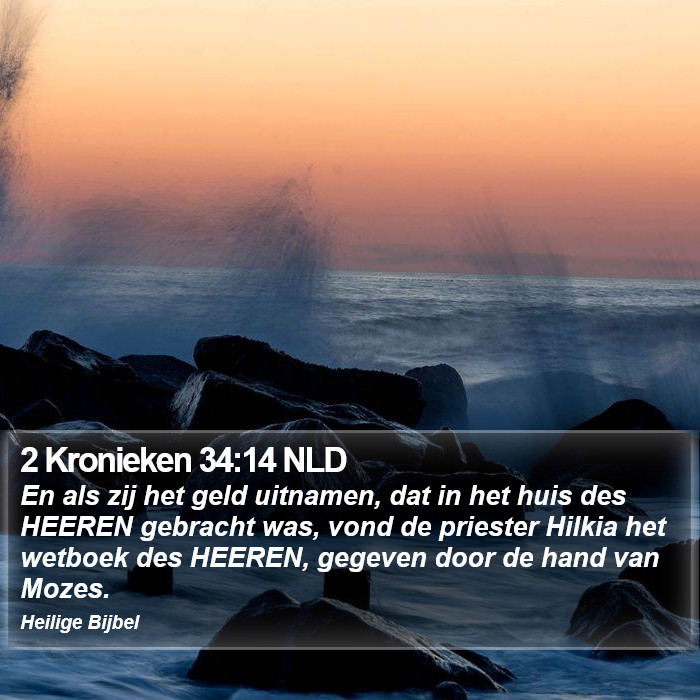 2 Kronieken 34:14 NLD Bible Study