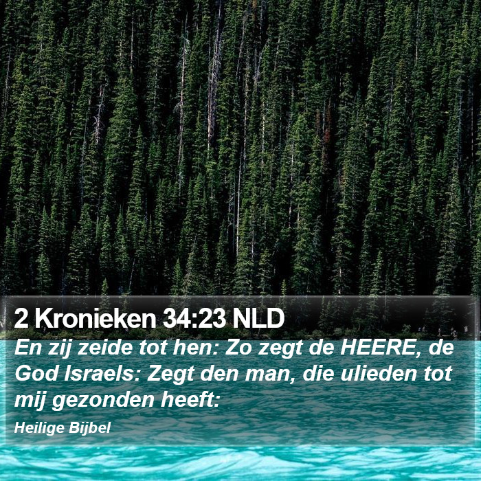 2 Kronieken 34:23 NLD Bible Study