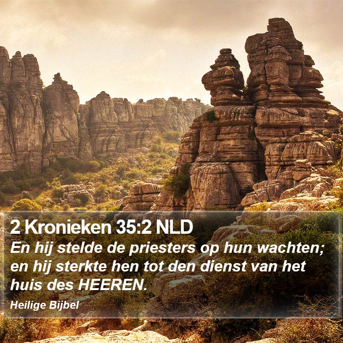 2 Kronieken 35:2 NLD Bible Study