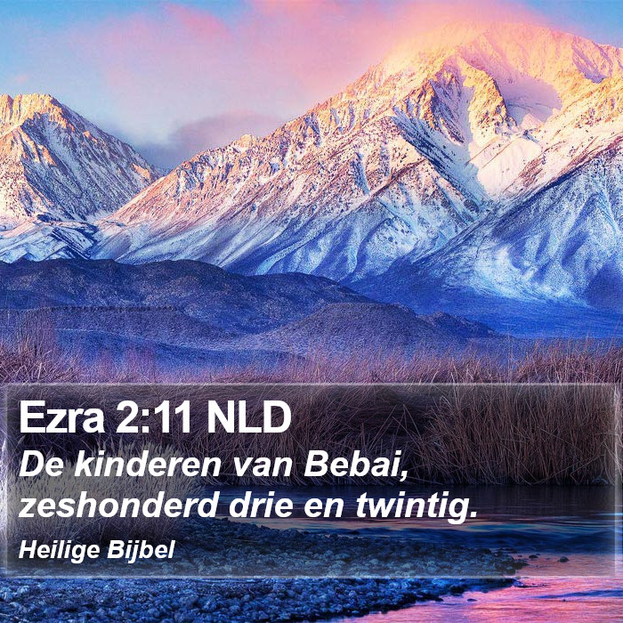 Ezra 2:11 NLD Bible Study