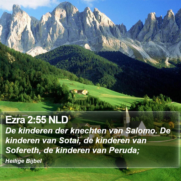 Ezra 2:55 NLD Bible Study