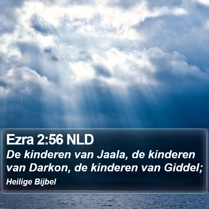 Ezra 2:56 NLD Bible Study