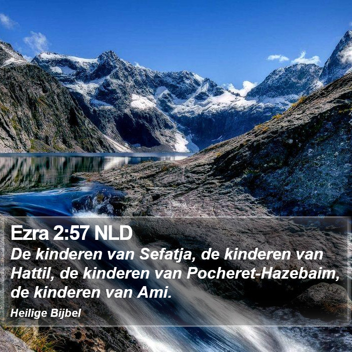 Ezra 2:57 NLD Bible Study