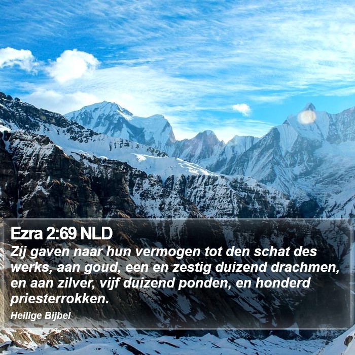 Ezra 2:69 NLD Bible Study