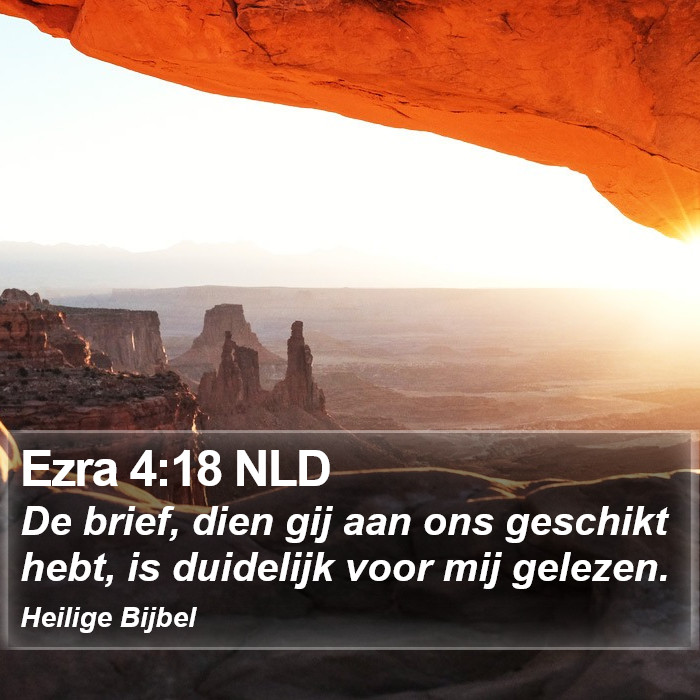 Ezra 4:18 NLD Bible Study