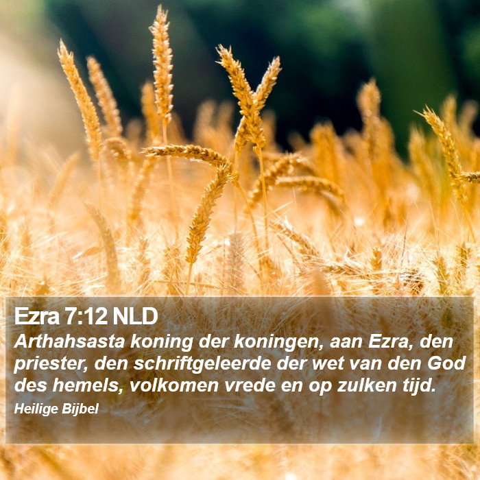 Ezra 7:12 NLD Bible Study