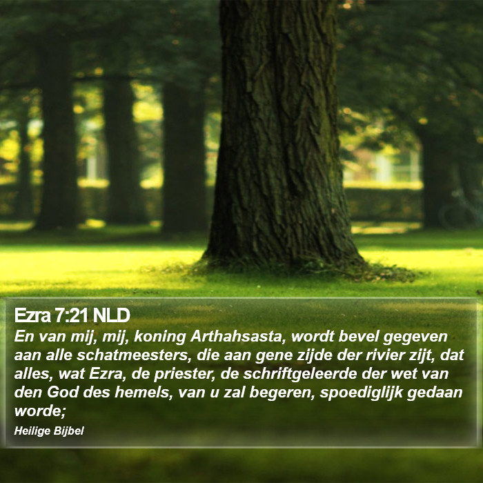 Ezra 7:21 NLD Bible Study