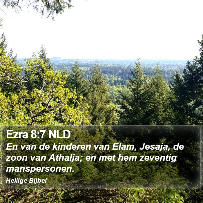 Ezra 8:7 NLD Bible Study