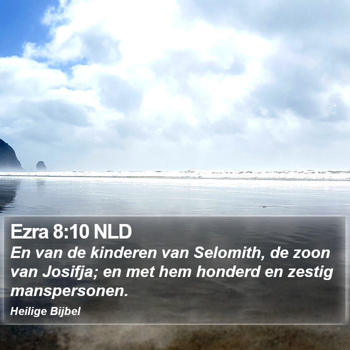 Ezra 8:10 NLD Bible Study