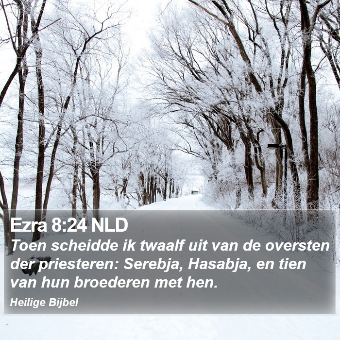 Ezra 8:24 NLD Bible Study