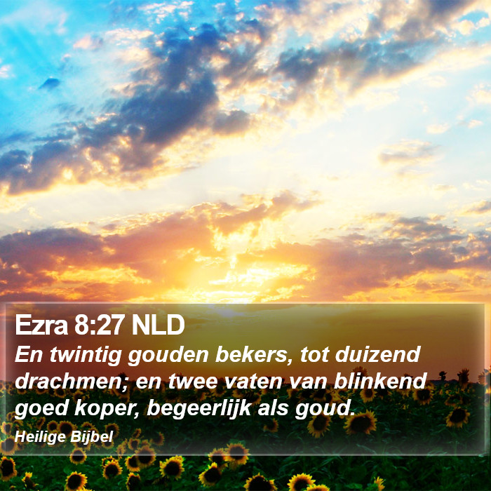 Ezra 8:27 NLD Bible Study